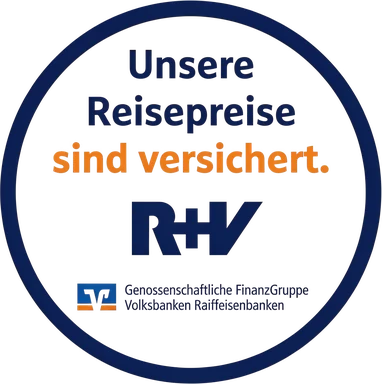 R+V — Unsere Reisepreise sind versichert